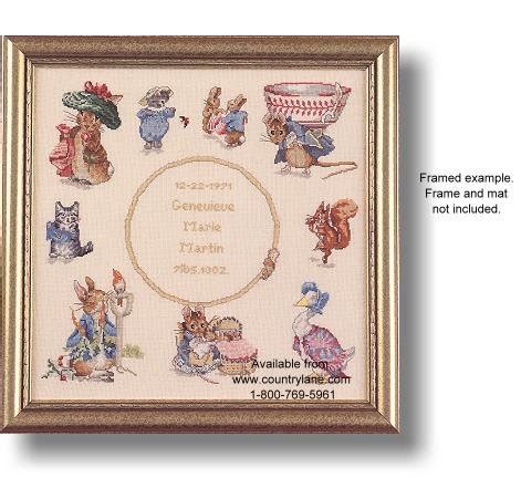 Birth Sampler Cross Stitch Patterns Free Patterns