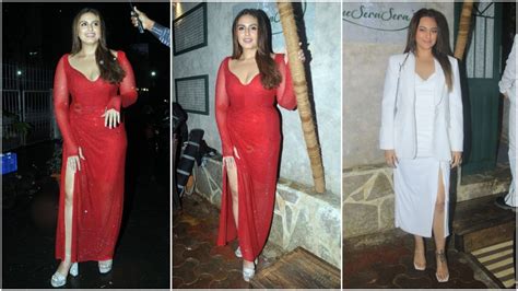 Huma Qureshi Celebrates Birthday In A Dazzling Red Dress Sonakshi