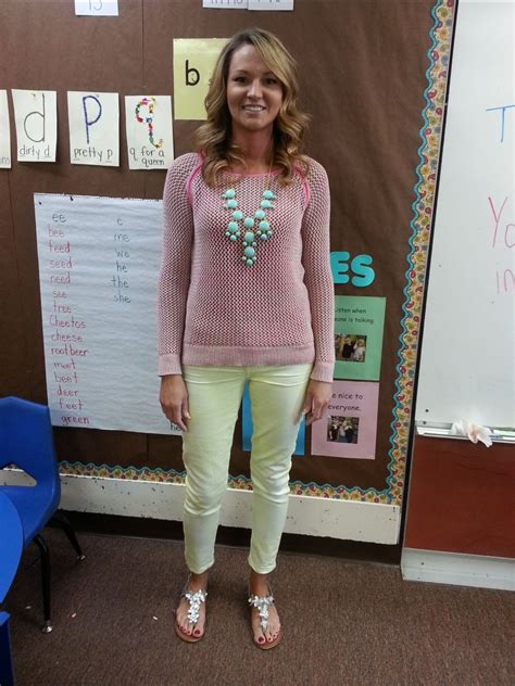 Teacher Clothing She Took A Picture Of Her Outfits For School Every