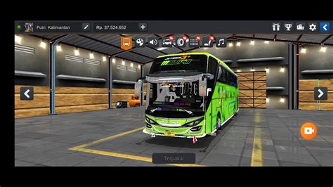 Bussid Skins Livery Muji Jaya Mjpm Al Barra Youtube