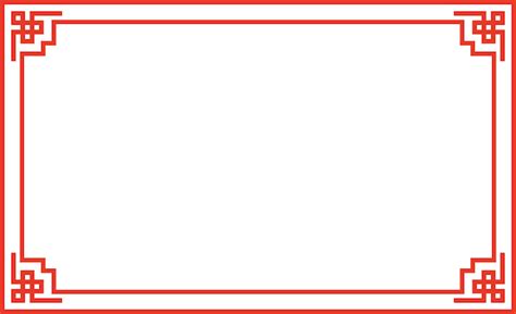 Premium Vector | Chinese frame element for traditional design concept