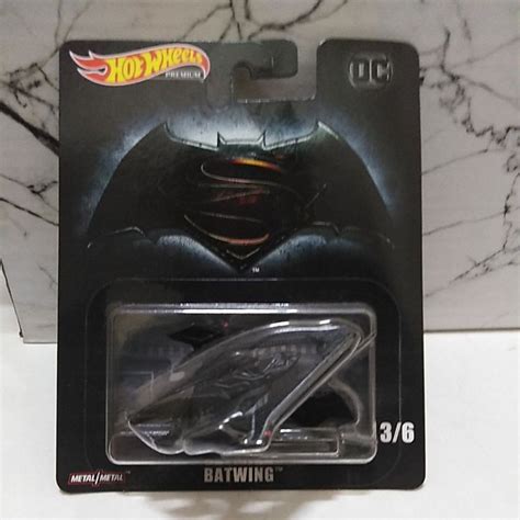 Hot Wheels Premium DC Batwing Bend Card Shopee Malaysia