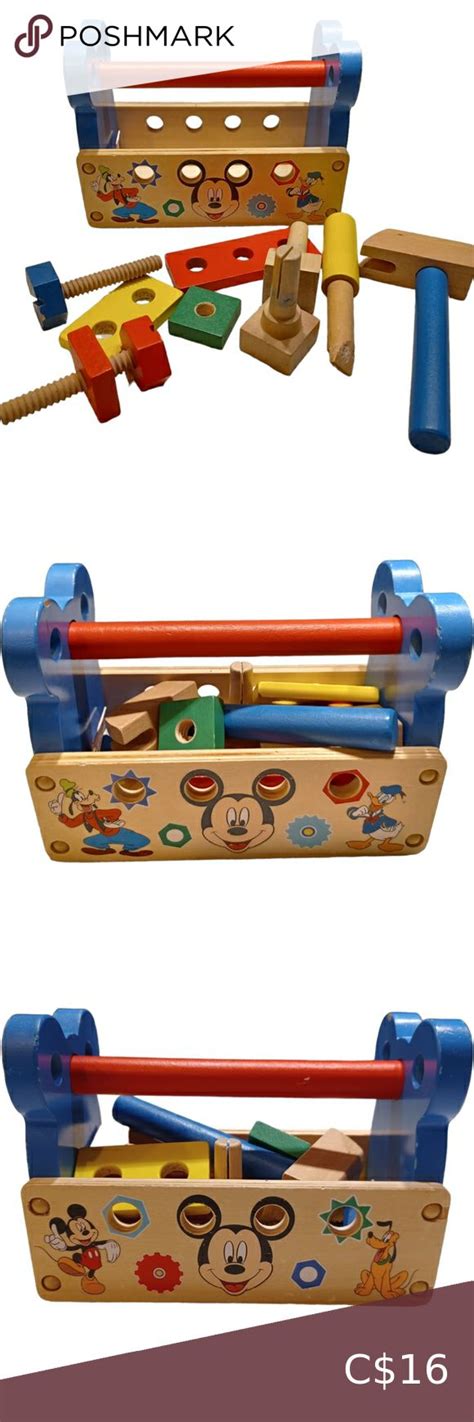 Melissa Doug Mickey Mouse Clubhouse Wooden Toolkit Mickey Mouse