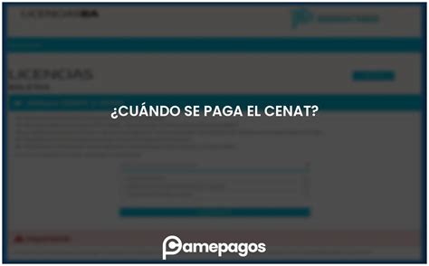 Cu Ndo Se Paga El Cenat Actualizado