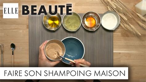 Diy Comment Faire Son Shampoing Maison I Elle Beauté Youtube