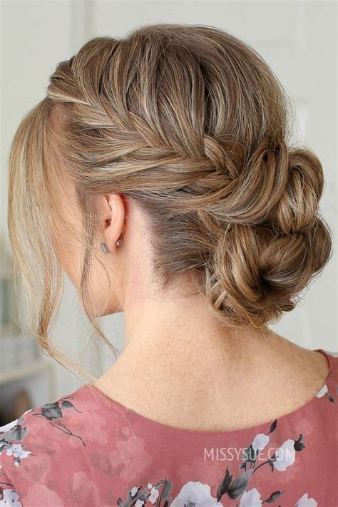 Fishtail French Braid Double Bun Missy Sue Hair Bun Tutorial Bun