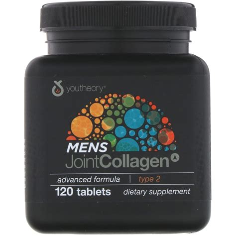 Youtheory Mens Joint Collagen Advanced Formula Type 2 120 Tablets Iherb