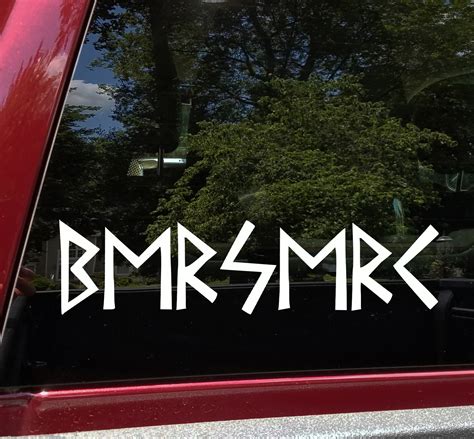 Berserk In Viking Futhark Vinyl Decal V1 Norse Runes Berserker Die