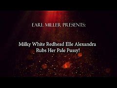 Milky White Redhead Elle Alexandra Rubs Her Pale Pussy Xxx Mobile Porno Videos Movies