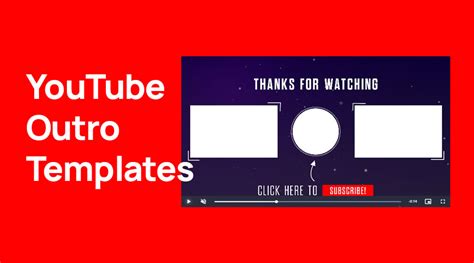 Youtube Outro Templates For Your Next Video Free