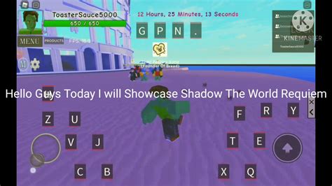 Shadow The World Requiem Stwr Showcase Ii A Universal Time Ii Roblox