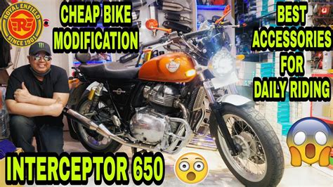 Best Modified Royal Enfield Interceptor With Accessories Bike