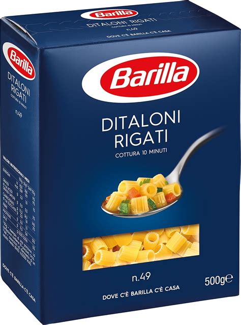 Barilla Pasta Ditaloni Rigati Pastina Di Semola Di Grano Duro I