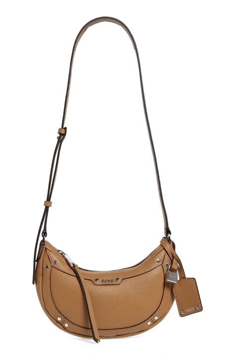 Hugo Boss Small Ivy Hobo Bag Medium Beige Editorialist