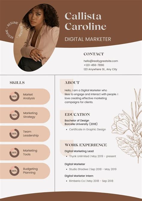 White And Beige Modern Creative Resume Templates By Canva Resume