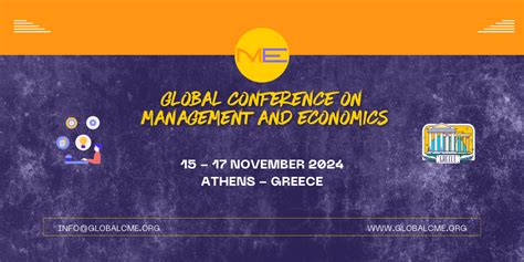 Global Conference On Management And Economics GLOBALCME