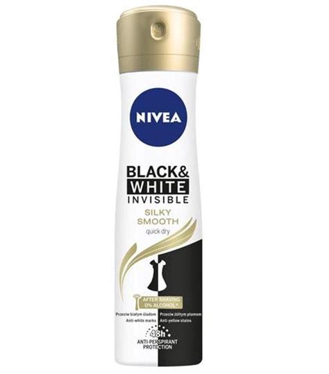 NIVEA BLACK WHITE INVISIBLE SILKY SMOOTH Antyperspirant 48h 150 Ml