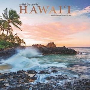 F Hawaii Wild Scenic X Inch Monthly Square Wall Calendar