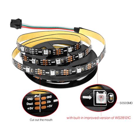 Ruban Ws B Addressable Led Rgb V Leds M