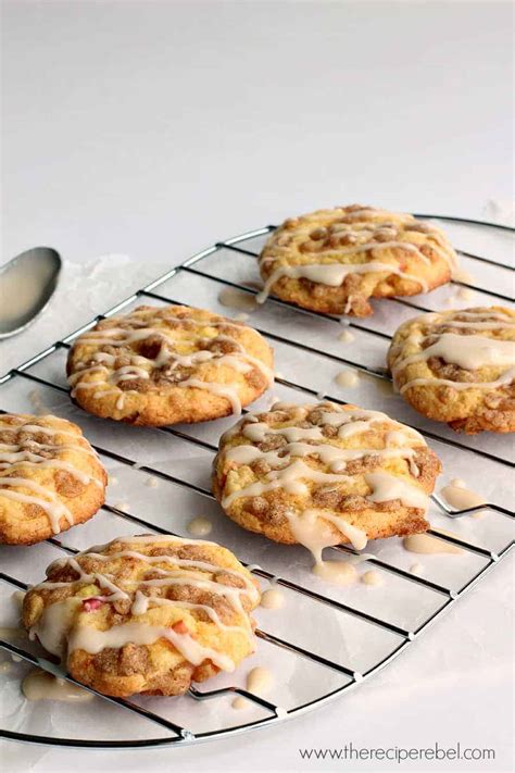 Maple Glazed Apple Crisp Cookies The Recipe Rebel