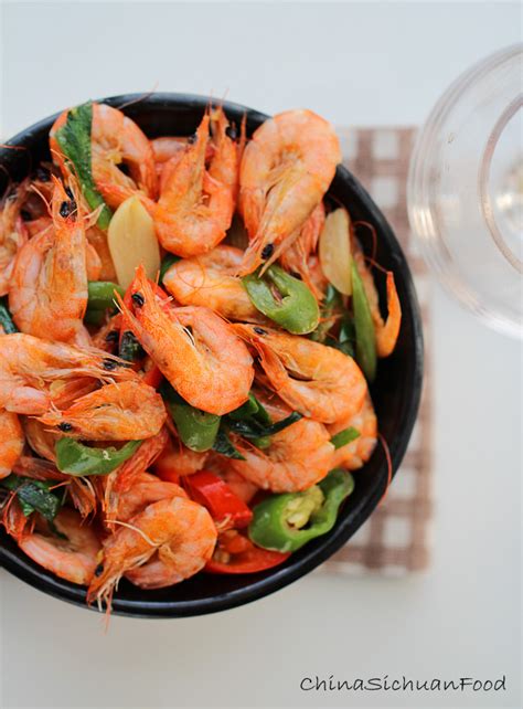 Spicy Stir Fry Shrimp China Sichuan Food