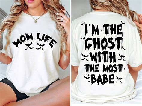 I M The Ghost With The Most Babe Svg Png Retro Halloween Svg Groovy Halloween Svg Funny