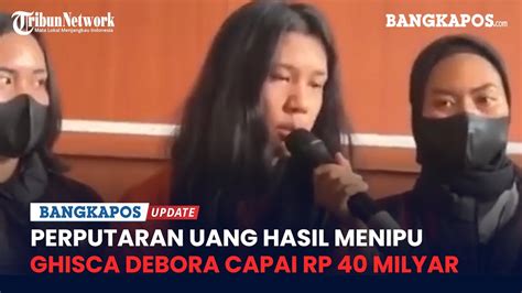 Ppatk Sebut Perputaran Uang Hasil Menipu Di Rekening Ghisca Debora