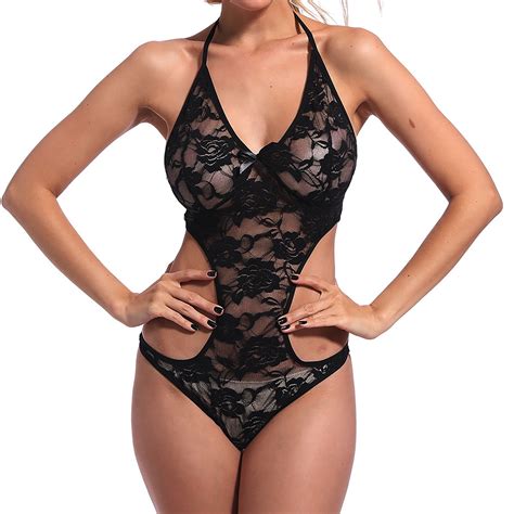 Guesslookry Sexy Lingerie Women Lingerie Silk Satin Floral Printed