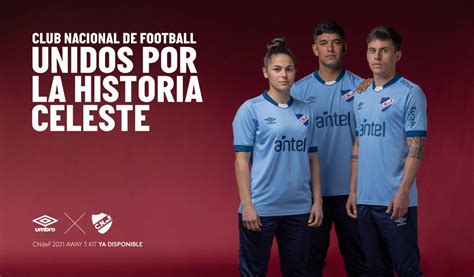 Camiseta Celeste Umbro De Nacional