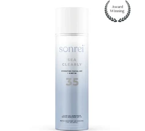 Growth Factor Sunscreen Sonrei Sea Clearly Gel Spf Benefits Her