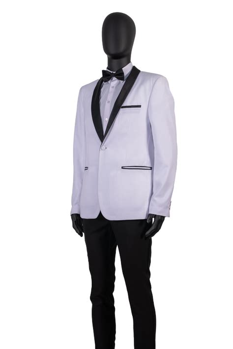 Boys Off White Tuxedo With Black Lapel Page Boy Suits Suit Lab