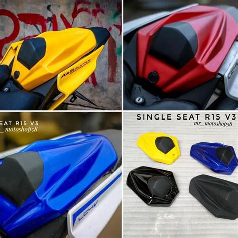 Jual IWJ SINGEL SEAT YAMAHA R15 V3 SINGLE JOK YAMAHA R15 SINGLE SEATER