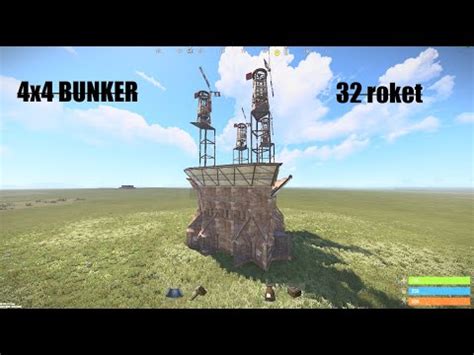 BUNKER PİXEL BUNKER BASE 4X4 RUST BASE SOLO DUO RUST YouTube