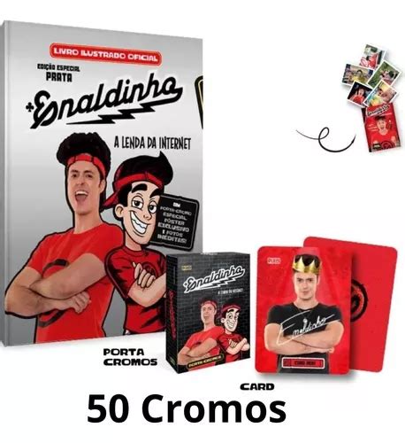 Kit Livro Oficial Enaldinho A Lenda Da Internet Edicao Prata 50