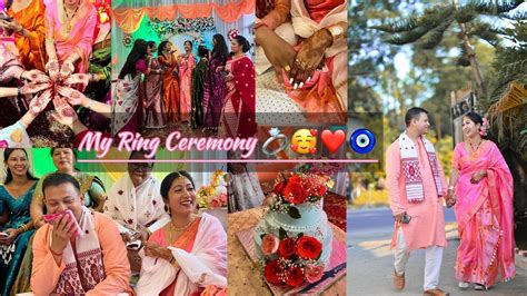 My Ring Ceremony 💍 Engagement 20 Oct 2023 Assamese Ring Ceremony