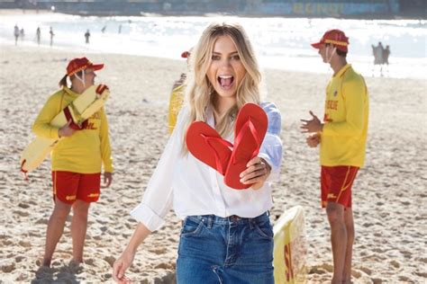 The Blocks Elyse Knowles Fronts Havaianas And Surf Life Saving Australia