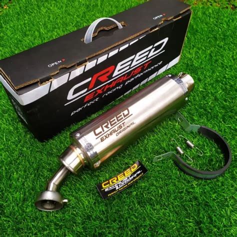 Knalpot Racing Creed Exhaust Db Killer Inlet 50 51mm Karakter Suara