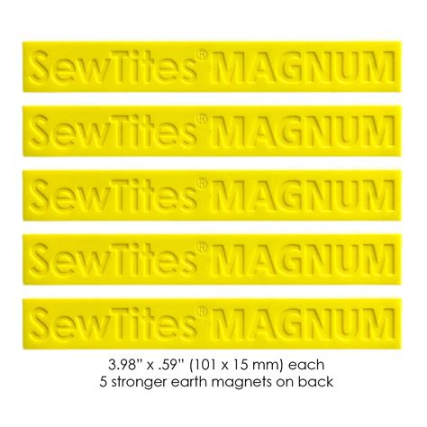 SewTites Magnum Magnetic Sewing Pins - Set of 20 Sewing Magnets to