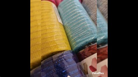 deco mesh colour range youtube