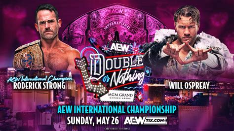 Aew Double Or Nothing 2024 Roderick Strong Vs Will Ospreay