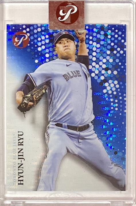 Hyun Jin Ryu 2022 Topps Pristine Toronto Blue Jays Baseball Encased