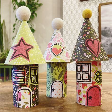 Fairy Houses Toilet Paper Roll Crafts Toilet Paper Crafts Paper