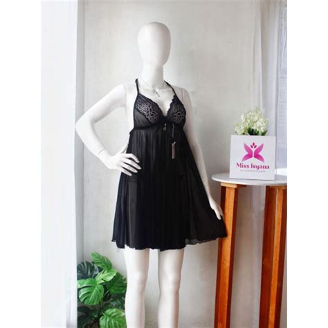 Jual Miss Isyana BST62 Lingerie Transparant Khusus Depan Suami Lace