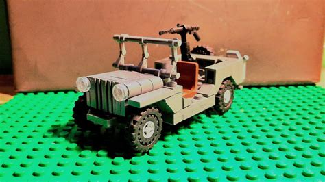 How To Make A Ww2 Lego Jeep Willys Youtube