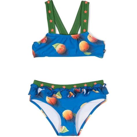 Molo Set Bikini Con Stampa Blu Stileo It