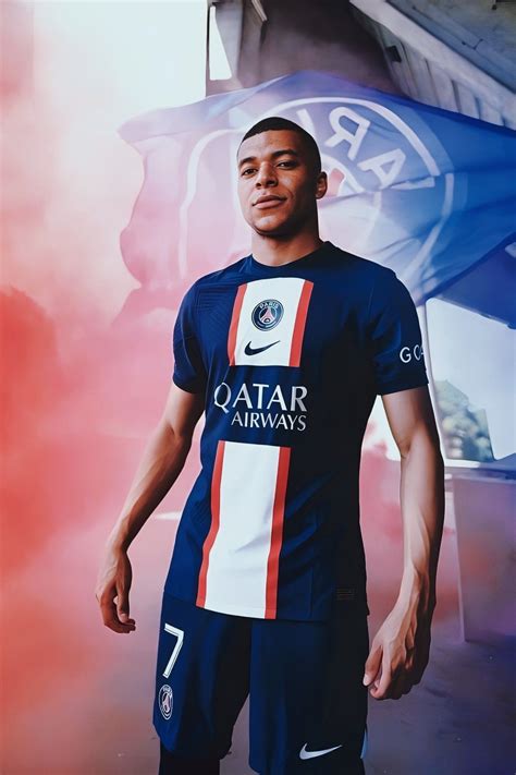 Kylian Mbappe New Home Kit Psg 2022 2023 Artofit