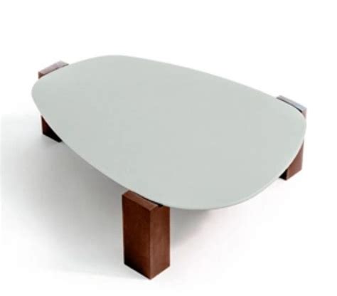 Gogan Coffee Table Moroso Beech Dark Brown Glass Agata Grey