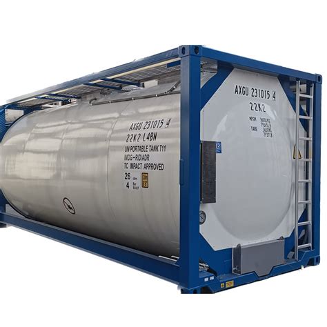 26000L 20FT T11 ISO Tank Container Un Portable Type T11 Shipping