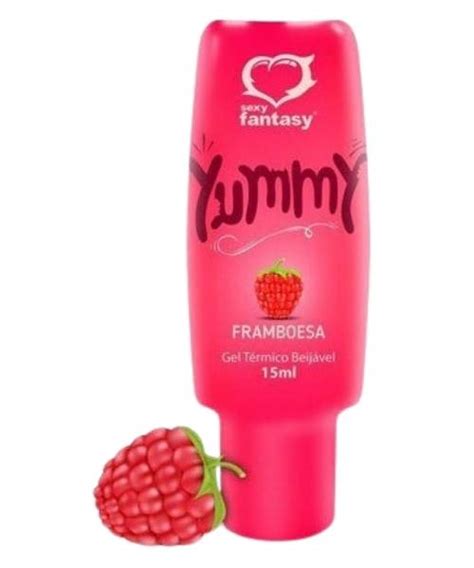 Gel Térmico Comestível Framboesa Yummy 15ml Imagination Sex Shop