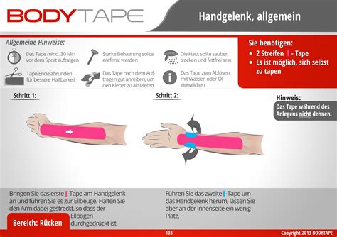 Handgelenk Tapen Schritt F R Schritt Anleitung Kinesiologie